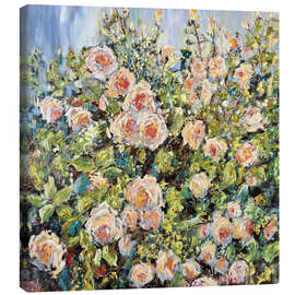 Canvas print Garden Roses - Diana Malivani