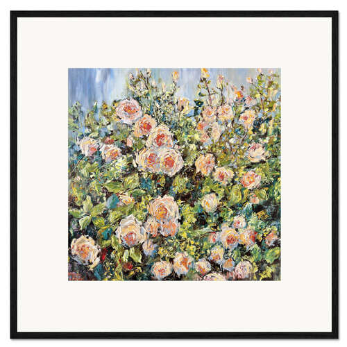 Impression artistique encadrée Garden Roses