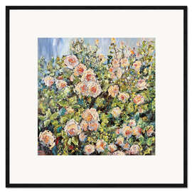 Impression artistique encadrée Garden Roses - Diana Malivani