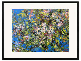 Kehystetty taidepainatus Blooming Apple Tree