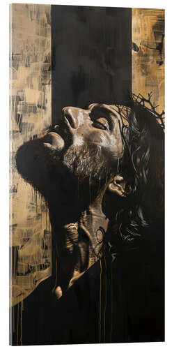 Acrylglasbild Pray Without Ceasing