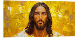 Acrylglasbild Jesus Gold - DejaReve