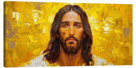 Quadro em tela Jesus Gold - DejaReve