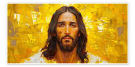 Wall print Jesus Gold - DejaReve