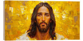 Print på træ Jesus Gold - DejaReve