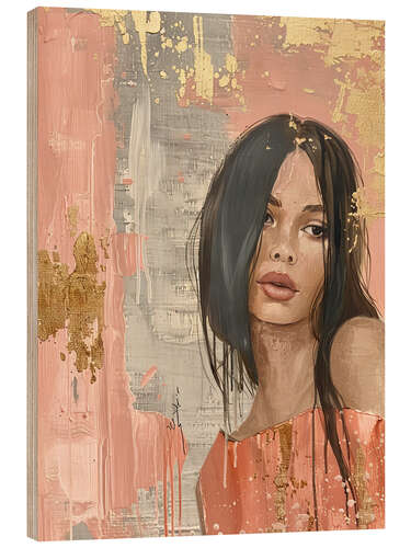 Quadro de madeira Beauty Mind