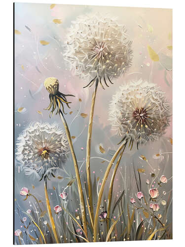 Aluminiumtavla Dandelions