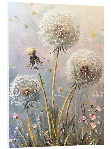 Quadro em PVC Dandelions