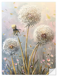 Vinilo para la pared Dandelions