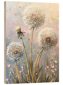 Puutaulu Dandelions - DejaReve