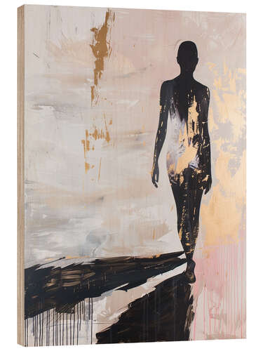 Tableau en bois My path