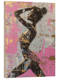 Holzbild Mystic Femininity Dance II