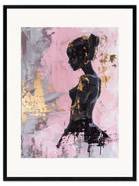 Gerahmter Kunstdruck Night Ballerina