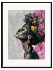 Gerahmter Kunstdruck Weiblicher Drang