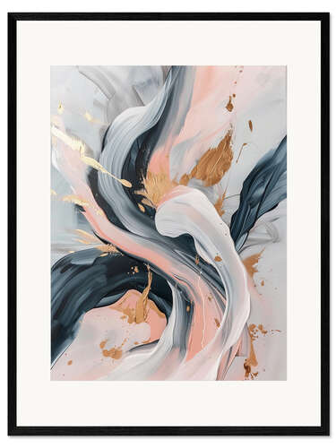 Gerahmter Kunstdruck Abstract purity