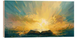 Tableau en bois The holy knowledge - DejaReve