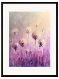 Gerahmter Kunstdruck Lila Luft