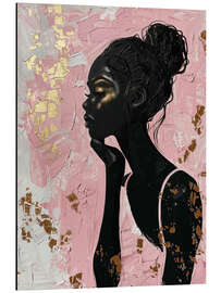 Magnettafel Golden Shiny