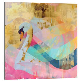 Gallery Print Schwan in Gold
