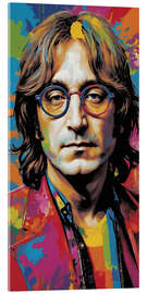 Acrylglasbild John Lennon - Simon Metacci