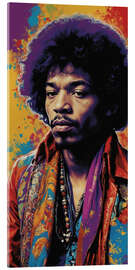 Acrylglasbild Jimi Hendrix - Simon Metacci