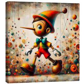 Canvas print Pinocchio - nobelart