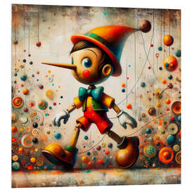 Tableau en PVC Pinocchio - nobelart