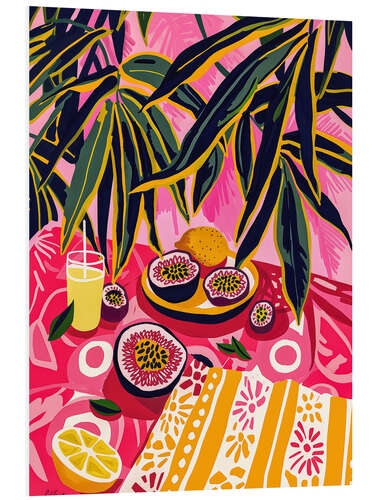 PVC-taulu Colourful still life with passion fruit