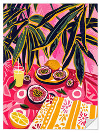 Sisustustarra Colourful still life with passion fruit