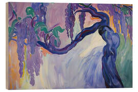 Cuadro de madera Wisteria - Felipe Hora