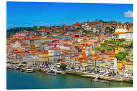 Acrylglasbild Ribeira Pier - Porto, Portugal