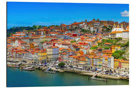 Cuadro de aluminio Ribeira Pier - Porto, Portugal