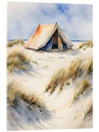 Cuadro de metacrilato Tent in the dunes - Ohkimiko