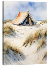 Lienzo Tent in the dunes - Ohkimiko