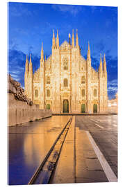 Acrylic print Milan Cathedral