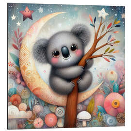 Cuadro de aluminio A capricious koala - nobelart