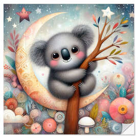 Autocolante decorativo A capricious koala - nobelart