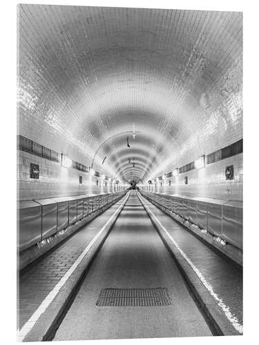 Akrylbillede Old Elbe Tunnel in Hamburg