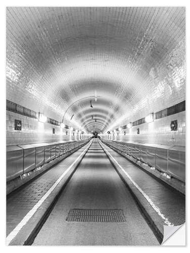 Sisustustarra Old Elbe Tunnel in Hamburg