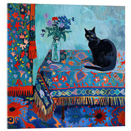 Tableau en verre acrylique Fawn Cat