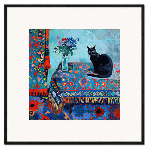 Framed art print Fawn Cat