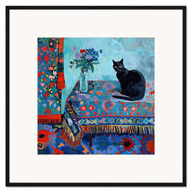 Impresión de arte enmarcada Fawn Cat