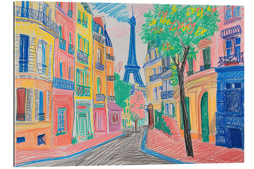 Galleriprint Colourful Streets of Paris