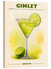 Cuadro de madera Gimlet, Britain 1867 - TAlex