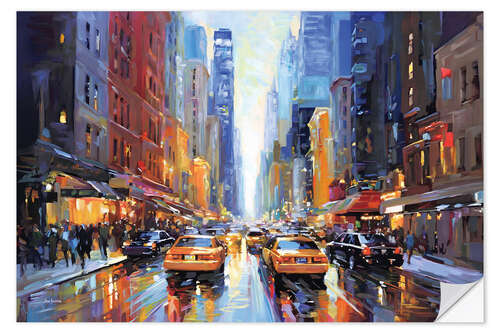 Autocolante decorativo New York City street view