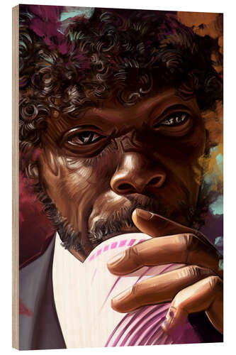 Hout print Jules Winnfield