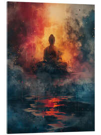 Acrylic print Peaceful Presence: Buddha in Harmony - DejaReve