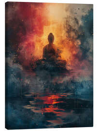 Canvas print Peaceful Presence: Buddha in Harmony - DejaReve