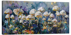 Canvas print Fungal Fantasia: A Woodland Symphony - DejaReve