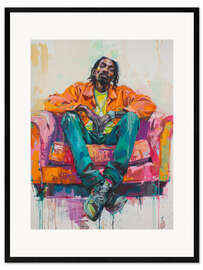 Impression artistique encadrée Snoop Dogg - DejaReve